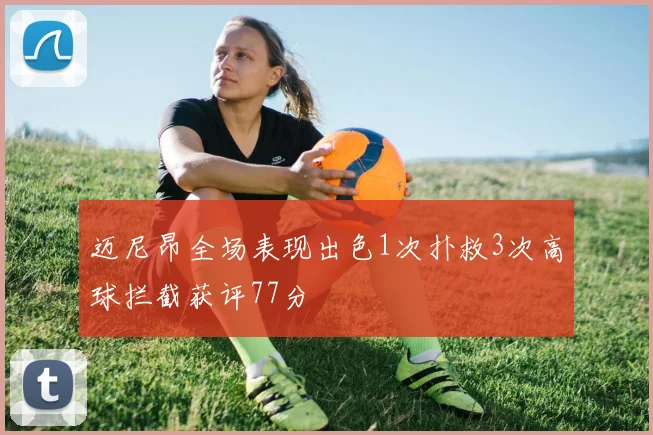 迈尼昂全场表现出色1次扑救3次高球拦截获评77分